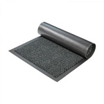 Коврик придверный влаговпитывающий 1,20х10,0 м Floor mat (Profi) серый- фото